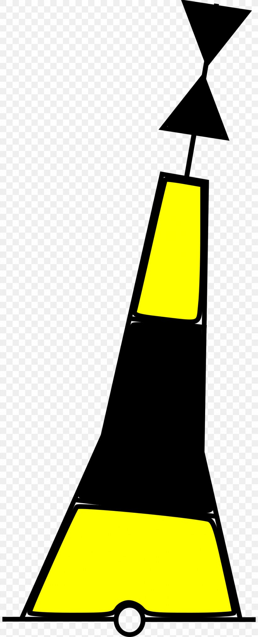 Spar Buoy Cardinal Mark North Clip Art, PNG, 971x2400px, Buoy, Area, Artwork, Beak, Black And White Download Free