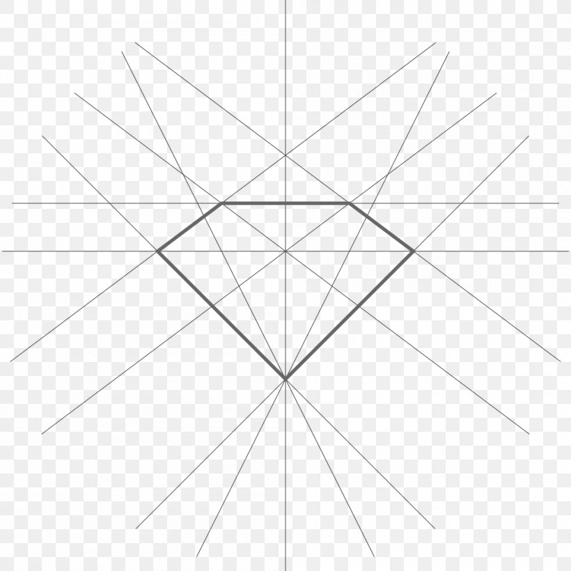 Triangle White, PNG, 1000x1000px, Triangle, Area, Black And White, Diagram, Line Art Download Free