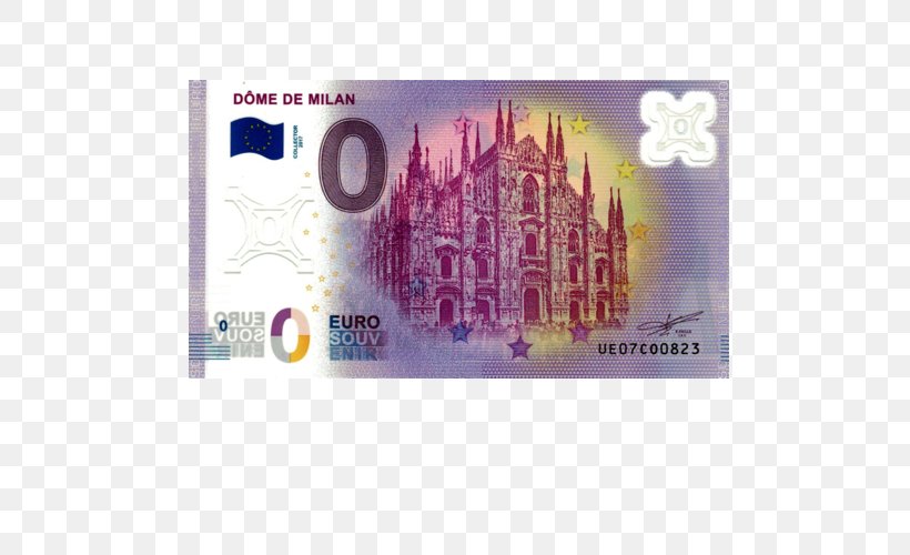 Polymer Banknote Coin 0 Eurós Bankjegy Castle, PNG, 500x500px, Banknote, Brand, Cash, Castle, Coin Download Free