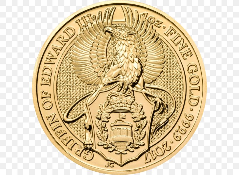 Royal Mint Bullion Coin The Queen's Beasts Gold Coin, PNG, 600x600px, Royal Mint, Brass, Britannia, Bronze Medal, Bullion Download Free