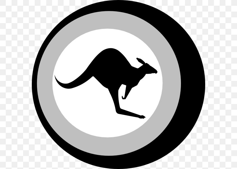 Warning Sign Kangaroo Clip Art, PNG, 600x585px, Warning Sign, Black, Black And White, Carnivoran, Cat Download Free