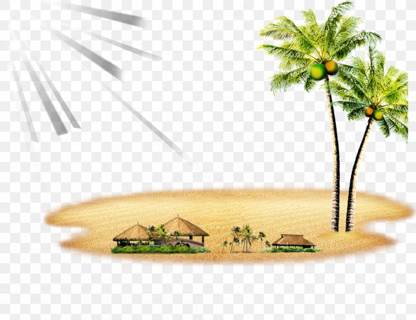 Hainan Village, PNG, 1000x771px, Coconut, Arecaceae, Beach, Designer, Grass Download Free