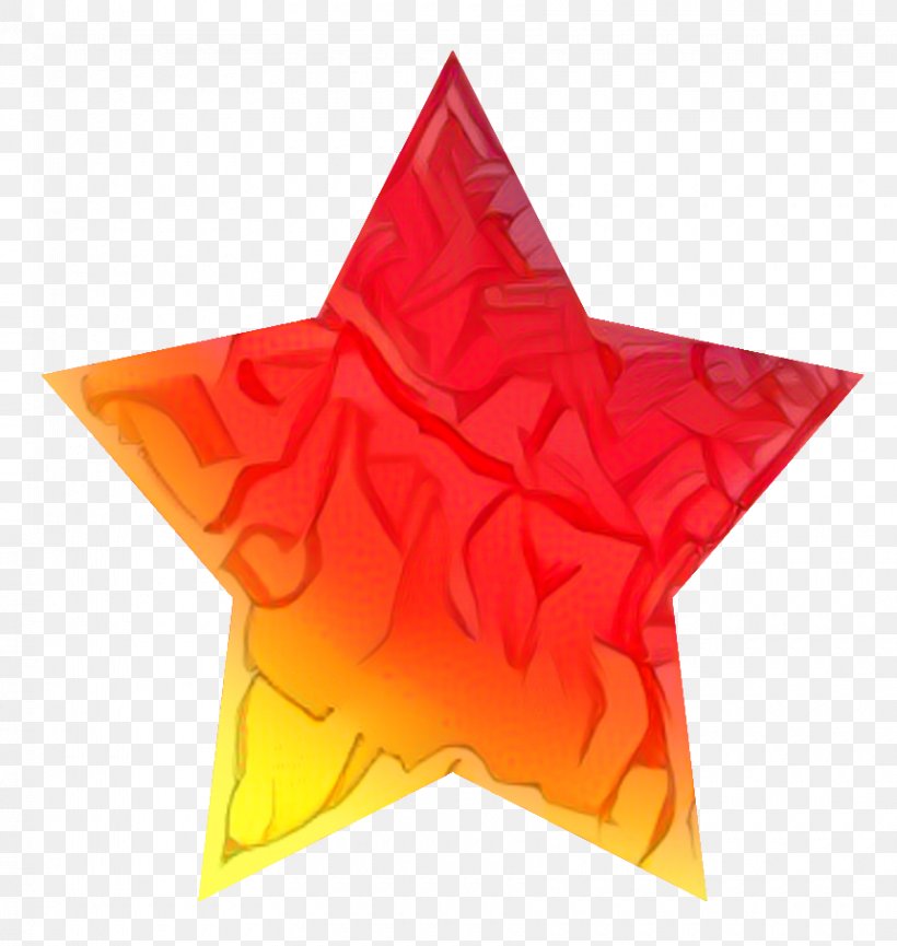 Red Star, PNG, 860x908px, Paper, Orange, Red, Star, Tree Download Free