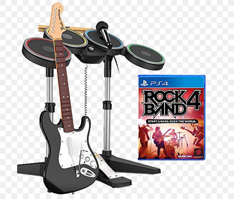 Rock Band 4 PlayStation 4 Rock Band 3 Guitar Hero, PNG, 700x700px, Watercolor, Cartoon, Flower, Frame, Heart Download Free