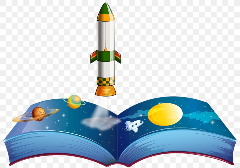 Book Planet Clip Art, PNG, 800x577px, Book, Book Cover, Book Illustration, Planet, Rocket Download Free