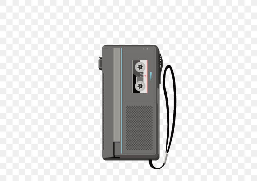Drawing Tape Recorder Dictation Machine, PNG, 545x578px, Drawing, Cartoon, Communication Device, Dictation Machine, Electronic Device Download Free