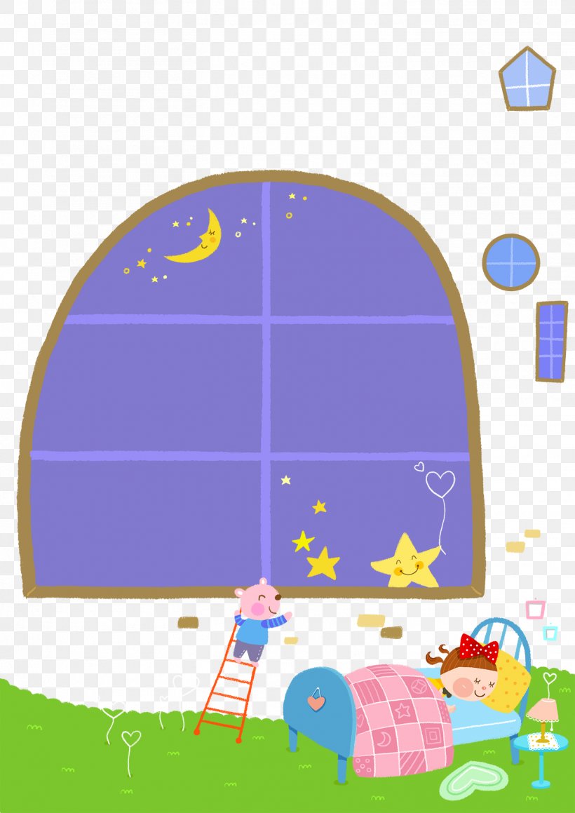 Illustration Sleep Cartoon Download Child, PNG, 1457x2061px, Sleep, Architecture, Area, Bed, Blue Download Free