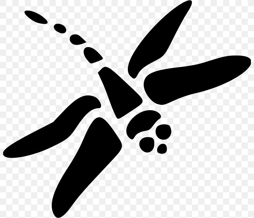Dragonfly Clip Art, PNG, 800x703px, Dragonfly, Animal, Artwork, Black And White, Hand Download Free