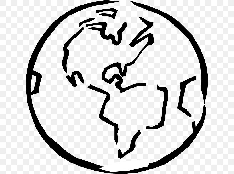 Earth Globe Black And White Clip Art, PNG, 640x612px, Watercolor, Cartoon, Flower, Frame, Heart Download Free