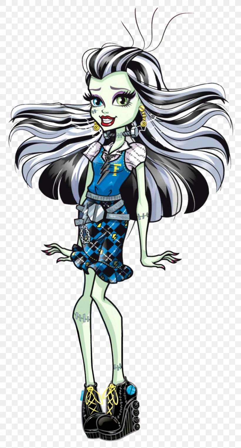 Monster High Frankie Stein Clawdeen Wolf Cleo DeNile Lagoona Blue, PNG, 848x1576px, Monster High, Art, Barbie, Bratzillaz House Of Witchez, Clawdeen Wolf Download Free