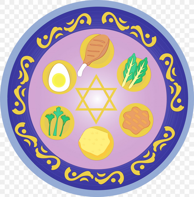 Yellow Plate Tableware Circle Dishware, PNG, 2953x3000px, Happy Passover, Circle, Dishware, Paint, Plate Download Free