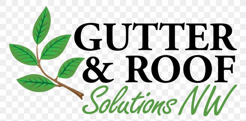 Logo Gutter & Roof Solutions NW Gutters Brand, PNG, 1632x808px, Logo, Brand, Gutters, Leaf, Organism Download Free