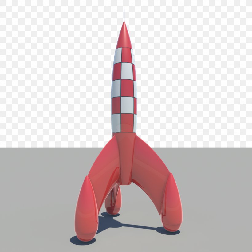 Model Rocket Destination Moon The Adventures Of Tintin 3D Modeling, PNG, 1024x1024px, 3d Computer Graphics, 3d Modeling, Rocket, Adventures Of Tintin, Cone Download Free