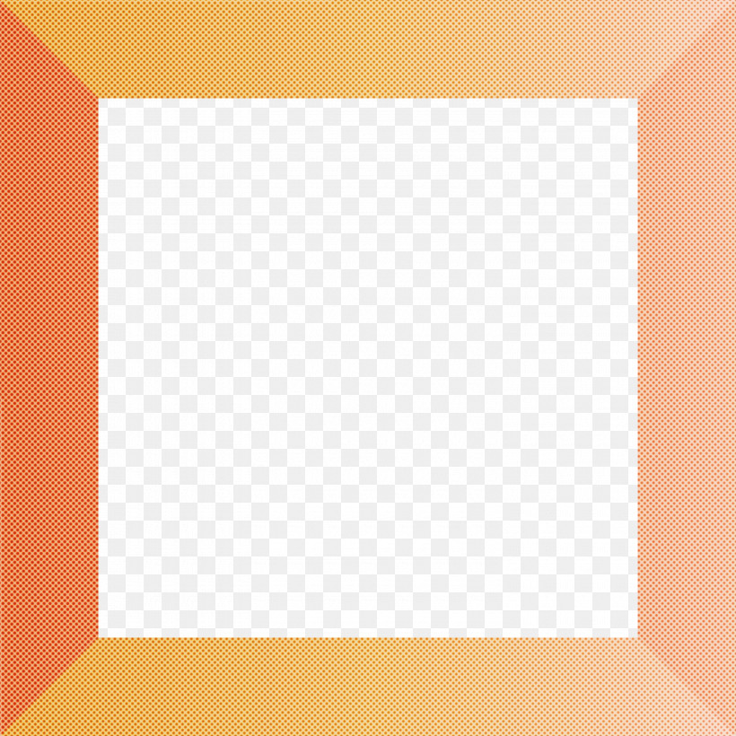 Picture Frame Photo Frame, PNG, 3000x3000px, Picture Frame, Line, Orange, Paper, Paper Product Download Free