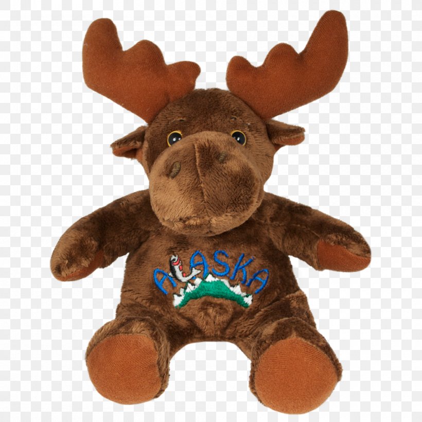 Reindeer Stuffed Animals & Cuddly Toys Moose Plush, PNG, 1000x1000px, Reindeer, Deer, Moose, Plush, Stuffed Animals Cuddly Toys Download Free