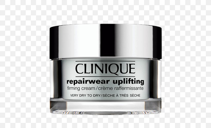 Clinique Repairwear Uplifting Firming Cream Sunscreen Cosmetics Anti-aging Cream, PNG, 500x500px, Clinique, Antiaging Cream, Cosmetics, Cream, Facial Download Free