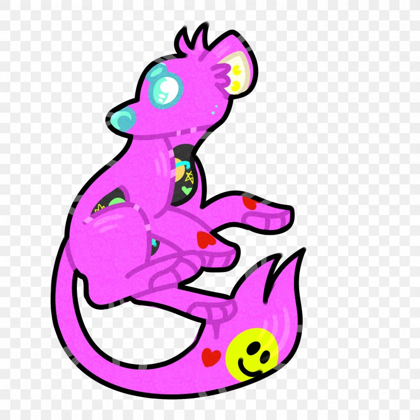 Animated Cartoon Pink M Clip Art, PNG, 2000x2000px, Art, Animal, Animal Figure, Animated Cartoon, Artwork Download Free