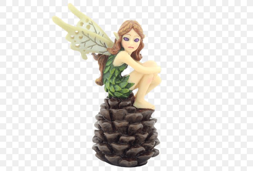 Figurine Fairy Statue Conifer Cone Pine, PNG, 555x555px, Figurine, Cone, Conifer Cone, Fairy, Fictional Character Download Free
