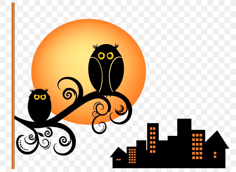 Halloween Vector Logo Signs, PNG, 800x600px, Owl, Art, Brand, Cartoon, Clip Art Download Free