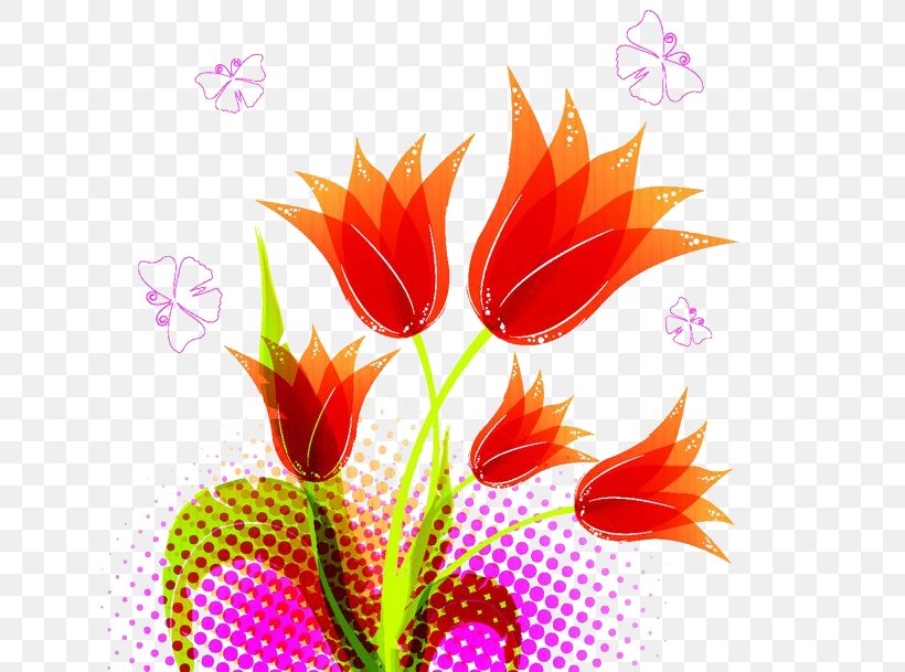 Adobe Illustrator Illustration, PNG, 637x609px, Flower, Coreldraw, Cut Flowers, Dahlia, Flora Download Free