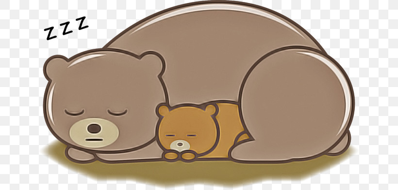 Cartoon Brown Bear Snout Bear Beaver, PNG, 680x393px, Cartoon, Bear, Beaver, Brown Bear, Ear Download Free