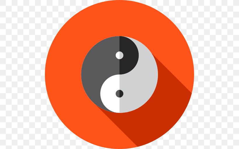 Yin Yang, PNG, 512x512px, Symbol, Billiard Ball, Logo, Orange, Red Download Free