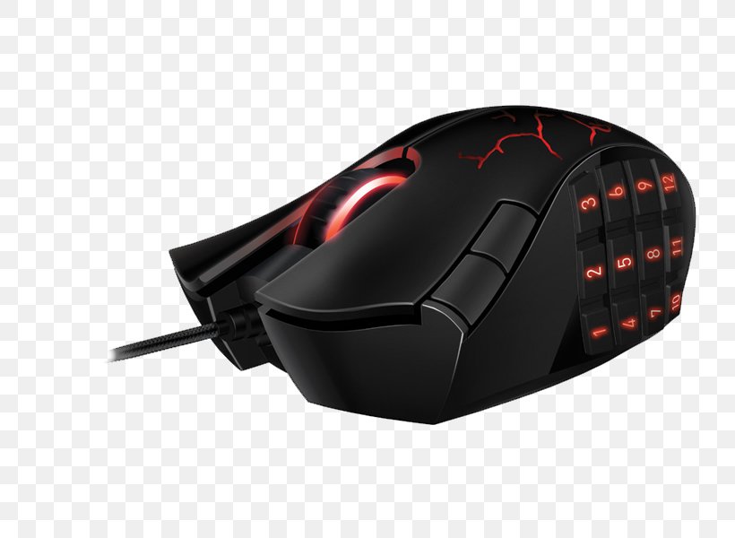 Computer Mouse Razer Naga Epic Chroma Wireless Razer Inc., PNG, 800x600px, Computer Mouse, Button, Computer, Computer Component, Computer Software Download Free