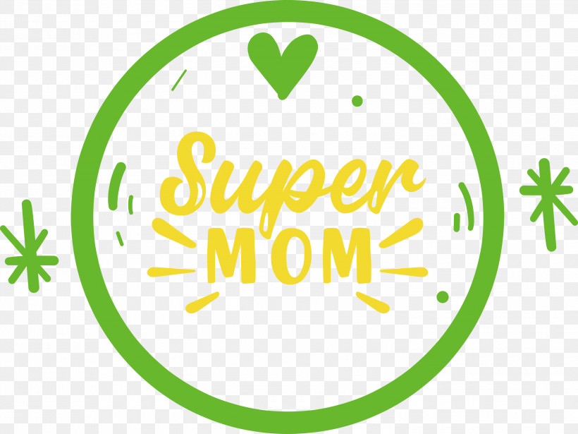 Mothers Day Best Mom Super Mom, PNG, 3000x2252px, Mothers Day, Best Mom, Green, Happiness, Leaf Download Free