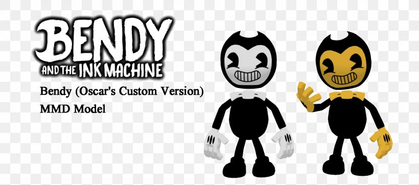 Bendy And The Ink Machine MikuMikuDance Metasequoia TheMeatly Games Five Nights At Freddy's, PNG, 1500x663px, 2017, Bendy And The Ink Machine, Brand, Cartoon, Character Download Free