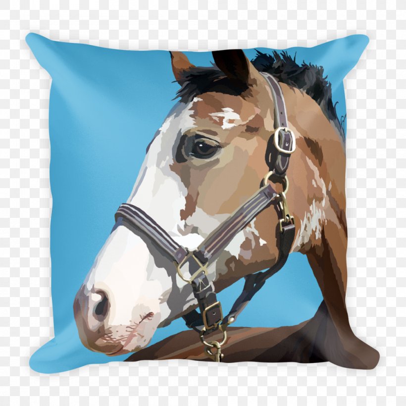 Bridle Horse Stallion Pillow Halter, PNG, 1000x1000px, Bridle, Cushion, Halter, Horse, Horse Harness Download Free