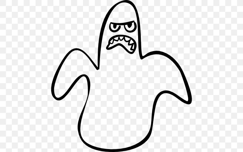 Ghost Drawing, PNG, 512x512px, Ghost, Beak, Bird, Black, Black And White Download Free