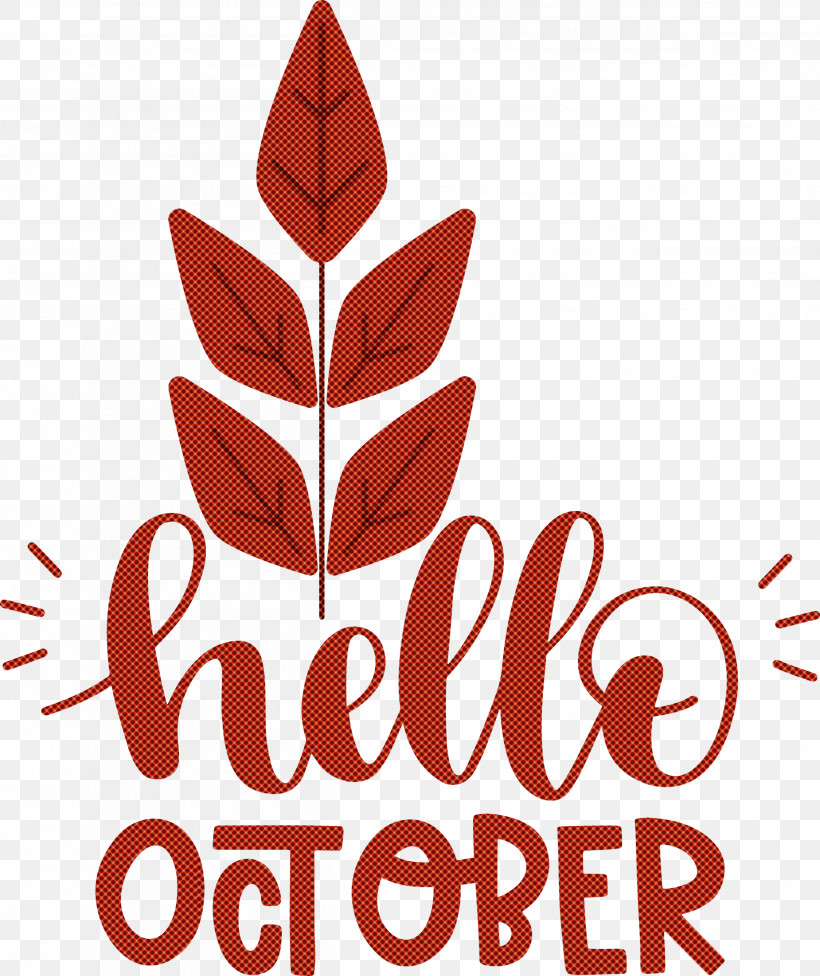 Hello October October, PNG, 2519x2999px, Hello October, Biology, Geometry, Leaf, Line Download Free