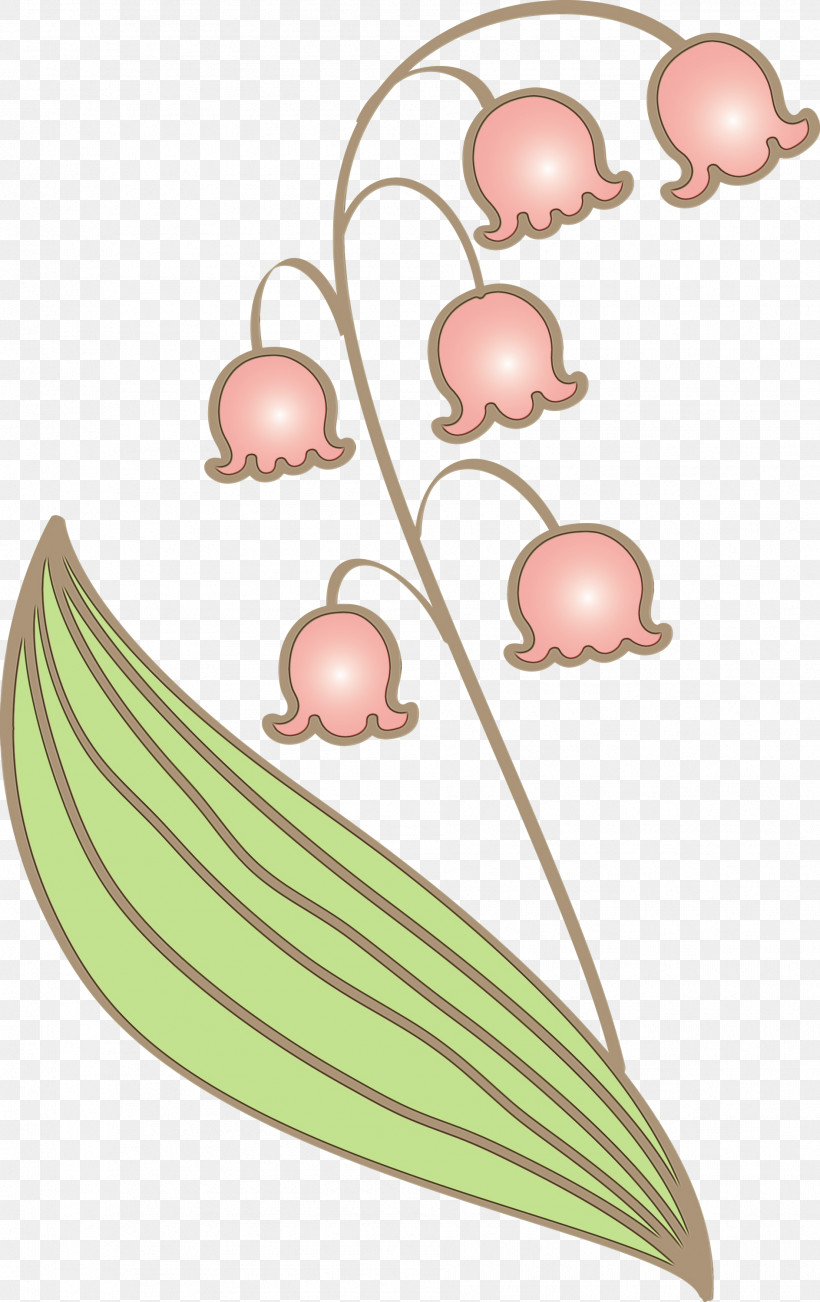 Pink Leaf Plant Flower, PNG, 1888x3000px, Lily Bell, Flower, Leaf, Paint, Pink Download Free