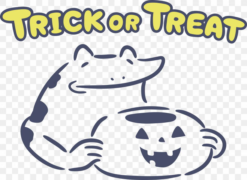 TRICK OR TREAT Happy Halloween, PNG, 3000x2196px, Trick Or Treat, Cartoon, Drawing, Emoji, Emoticon Download Free