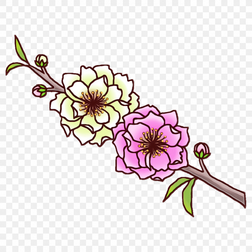 Floral Design, PNG, 1400x1400px, Watercolor, Biology, Branch, Cut Flowers, Floral Design Download Free