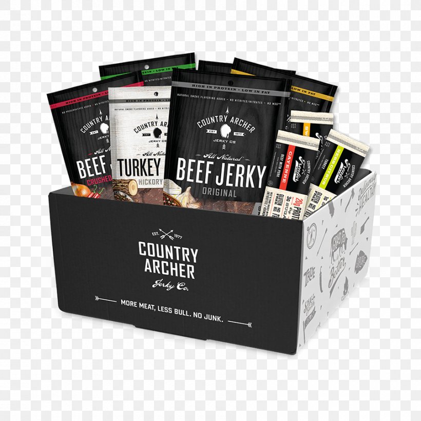 Jerky Country Archer Beef Turkey Escape Team, PNG, 900x900px, Jerky, Beef, Box, Country Archer, Crushed Red Pepper Download Free