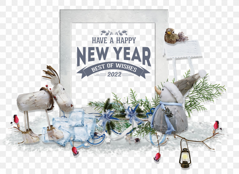 Happy New Year 2022 2022 New Year 2022, PNG, 3000x2194px, Christmas Day, Bauble, Christmas Photo Frames, Christmas Tree, Holiday Download Free