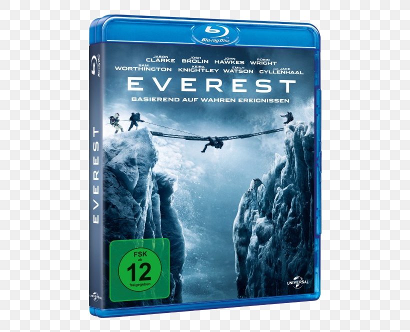 Blu-ray Disc Ultra HD Blu-ray Mount Everest DVD Film, PNG, 522x664px, 4k Resolution, Bluray Disc, Adventure Film, Dvd, Everest Download Free