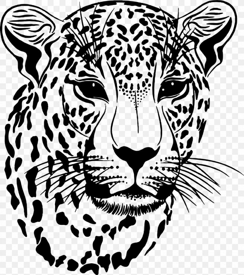 Clouded Leopard Jaguar, PNG, 922x1040px, Leopard, Big Cats, Black And White, Carnivoran, Cat Like Mammal Download Free