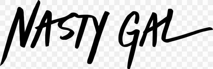 Nasty Gal Logo Fashion Brand Sales, PNG, 5000x1635px, Nasty Gal, Area, Black, Black And White, Brand Download Free
