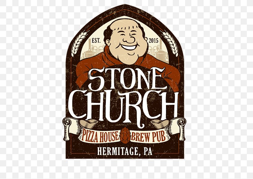 Stone Church Brewpub Pizza Beer Brewing Grains & Malts Brewery, PNG, 562x581px, Pizza, Beer, Beer Brewing Grains Malts, Brand, Brauhaus Download Free