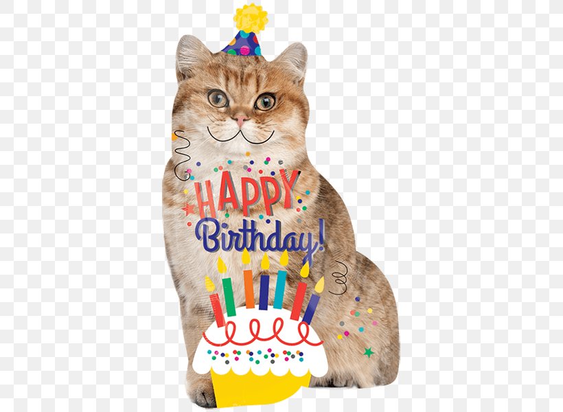 Birthday Cake Cat Kitten Balloon, PNG, 600x600px, Birthday Cake, Anniversary, Balloon, Birthday, Cat Download Free