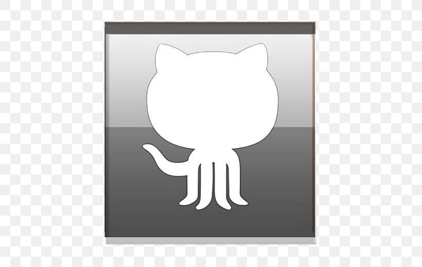 Github Icon, PNG, 494x520px, Github Icon, Cartoon, Cat, Kitten, Small To Mediumsized Cats Download Free