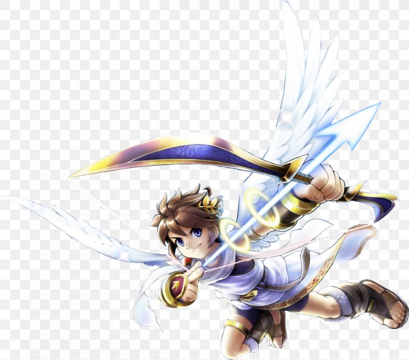 Kid Icarus: Uprising Kid Icarus: Of Myths And Monsters Super Smash Bros. For Nintendo 3DS And Wii U Super Smash Bros. Brawl, PNG, 1253x1102px, Watercolor, Cartoon, Flower, Frame, Heart Download Free
