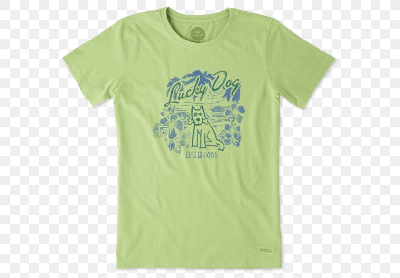 T-shirt Life Is Good Company Sleeve Dog Logo, PNG, 570x570px, Tshirt, Active Shirt, Brand, Clothing, Dog Download Free