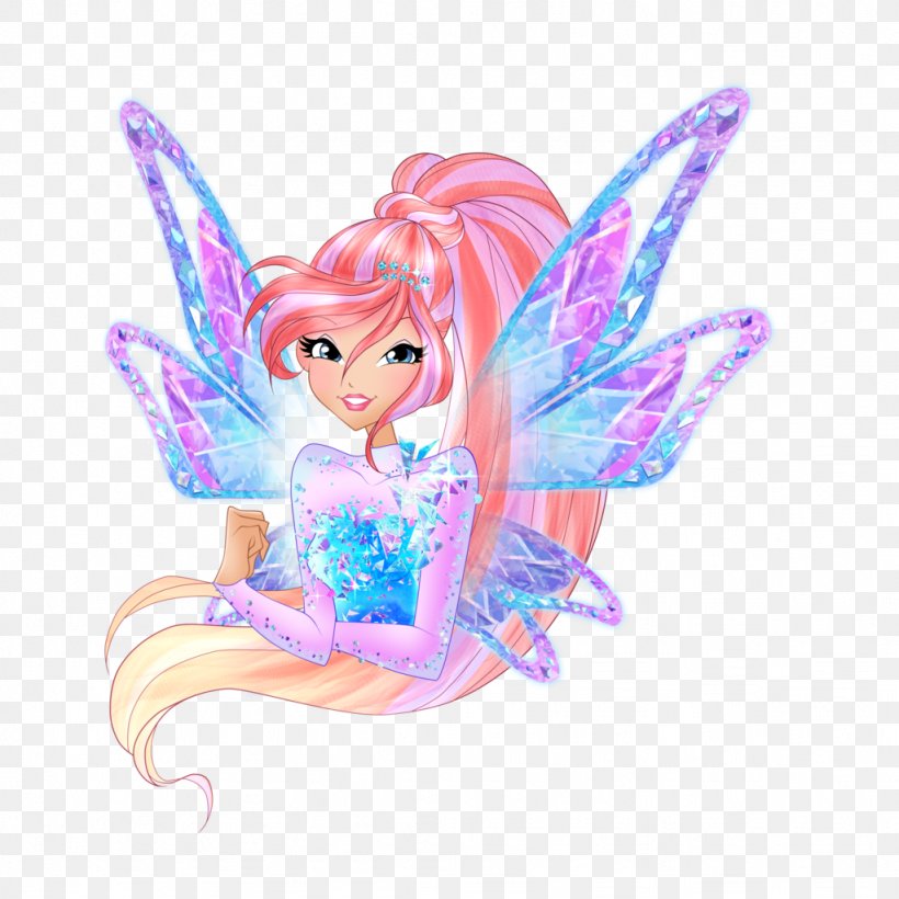 Bloom Flora Tecna Stella Winx Club, PNG, 1024x1024px, Bloom, Animation, Butterflix, Deviantart, Doll Download Free