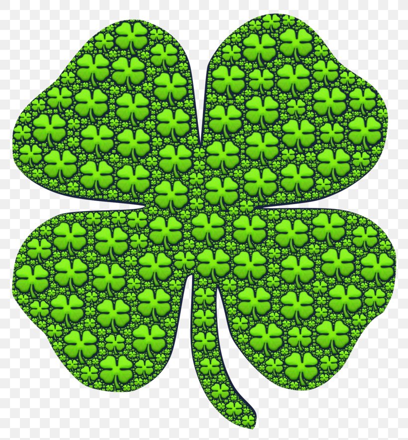 Four-leaf Clover Shamrock Saint Patrick's Day Clip Art, PNG, 800x884px, Fourleaf Clover, Butterfly, Clover, Flowering Plant, Grass Download Free