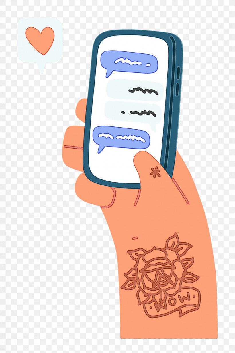 Mobile Phone Cartoon Meter Font H&m, PNG, 1669x2500px, Chatting, Cartoon, Chat, Hand, Hm Download Free