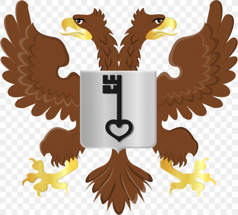 Wapen Van Berg En Terblijt Double-headed Eagle Berg, Valkenburg, PNG, 850x768px, Doubleheaded Eagle, Beak, Bird, Bird Of Prey, Coat Of Arms Download Free