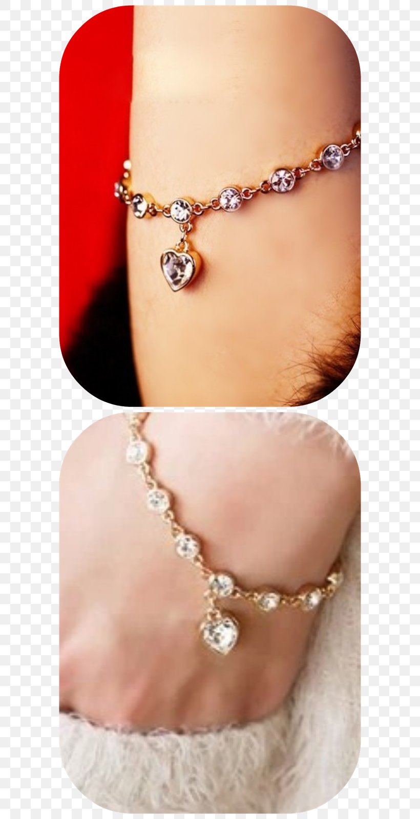 Bracelet Crystal Gold Henna Heart, PNG, 610x1600px, Bracelet, Anklet, Bangle, Chain, Charms Pendants Download Free